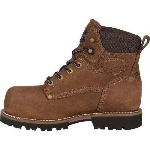Carolina Women's Parthenon 6" Comp Toe Waterproof Work Boot- Brown - CA1630