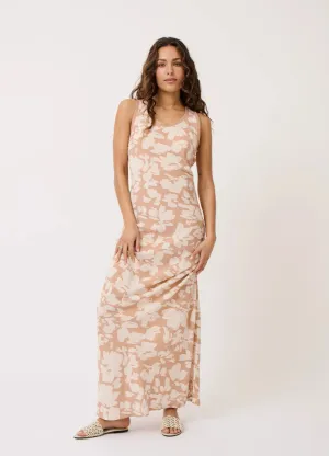 Cecilia Slip Dress (Floral Sand)