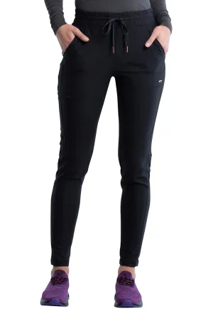 Cherokee FORM Mid Rise Tapered Leg Drawstring Pant