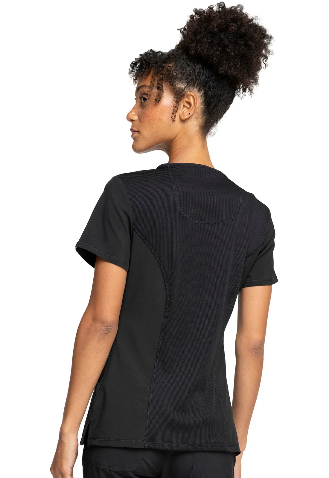 Cherokee Infinity Mock Wrap Top