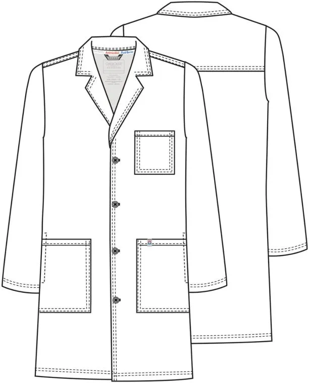 Cherokee - Revolution Tech Men's 4-Pocket STRETCH Button Front Lab Coat (WW410AB)