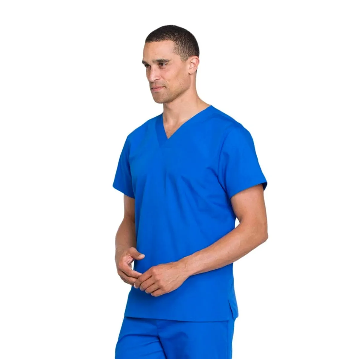 Cherokee - Unisex V-Neck Solid Scrub Top & Drawstring Scrub Pant Set (WW530C)