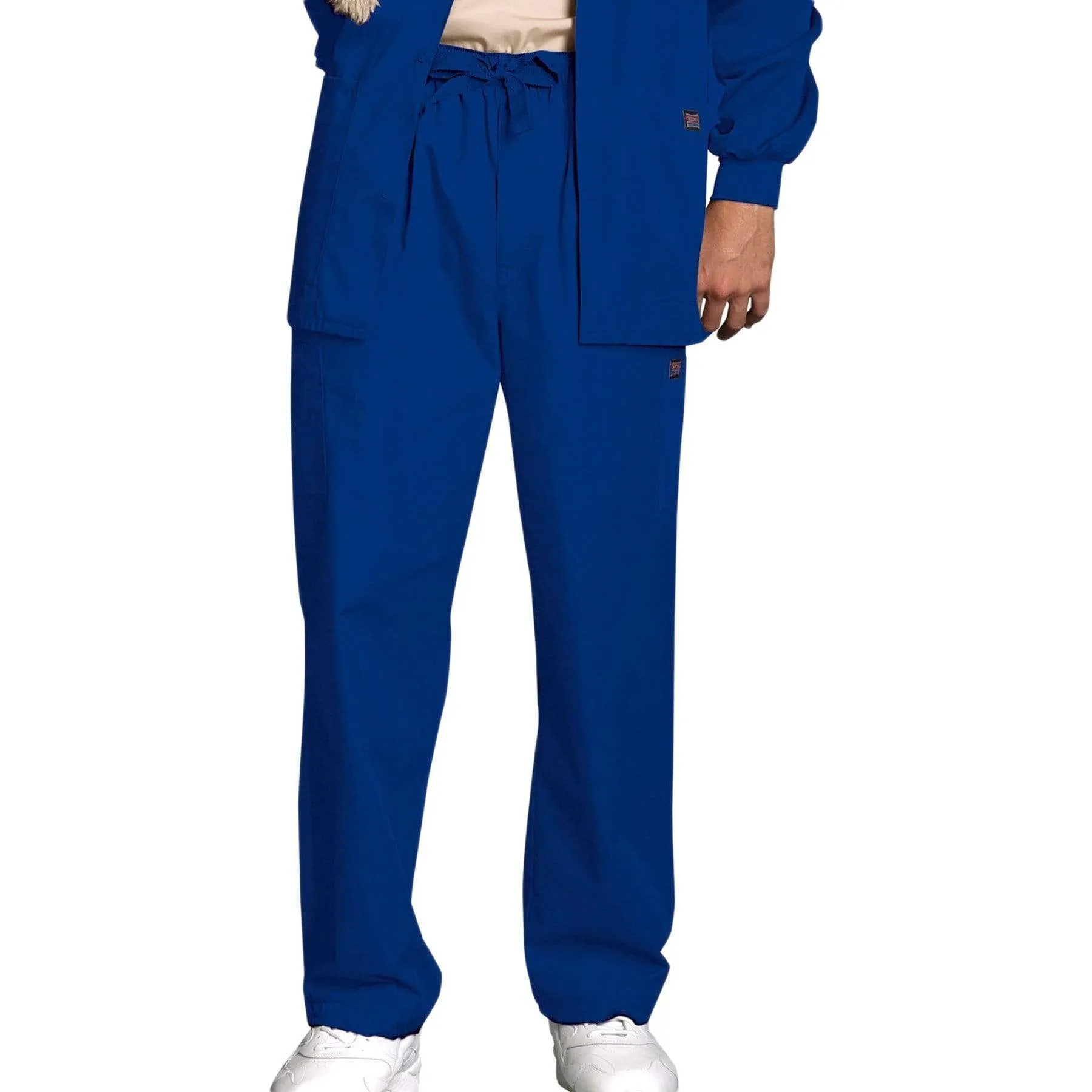 Cherokee Workwear 4000 Scrubs Pants Mens Drawstring Cargo Galaxy Blue
