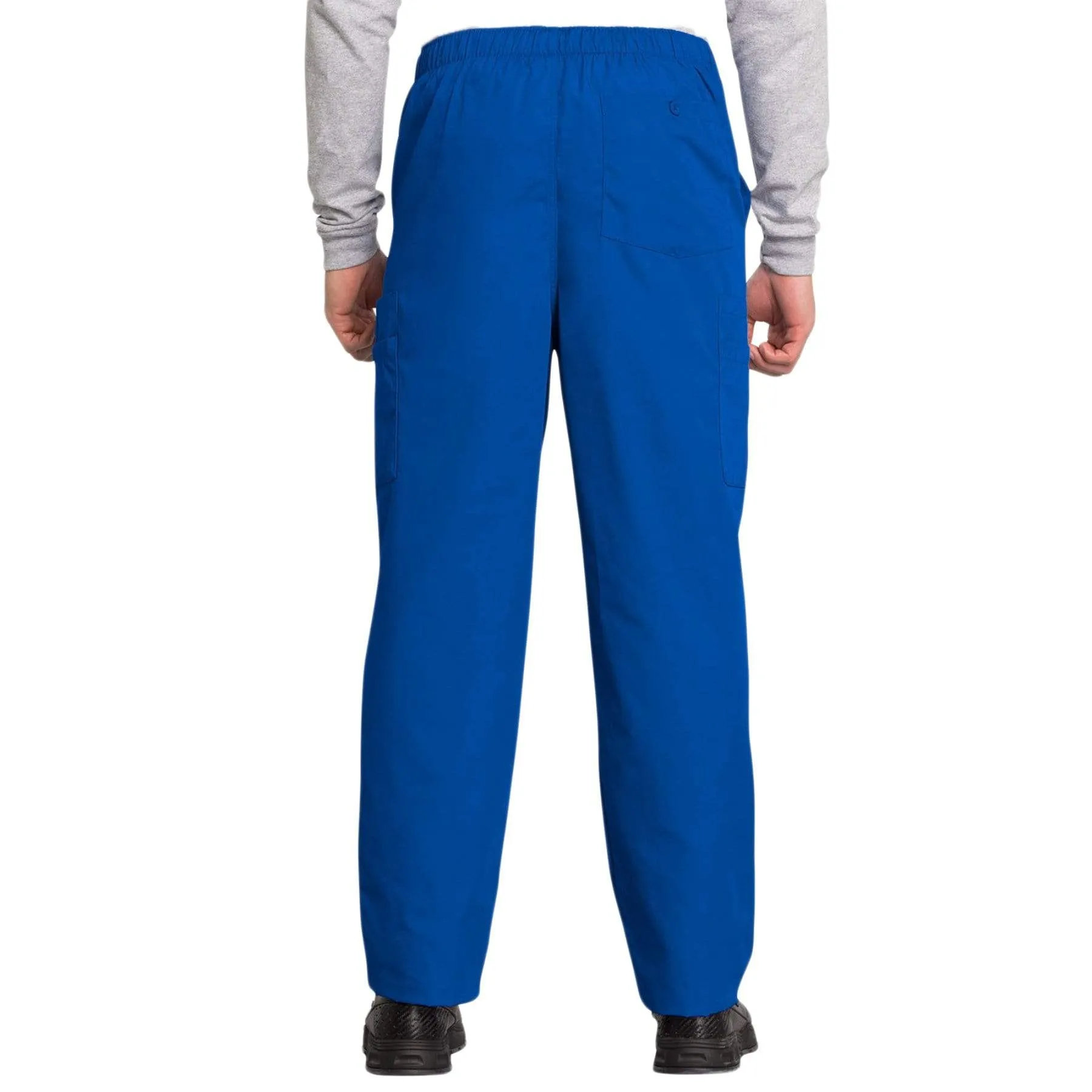 Cherokee Workwear 4000 Scrubs Pants Mens Drawstring Cargo Royal