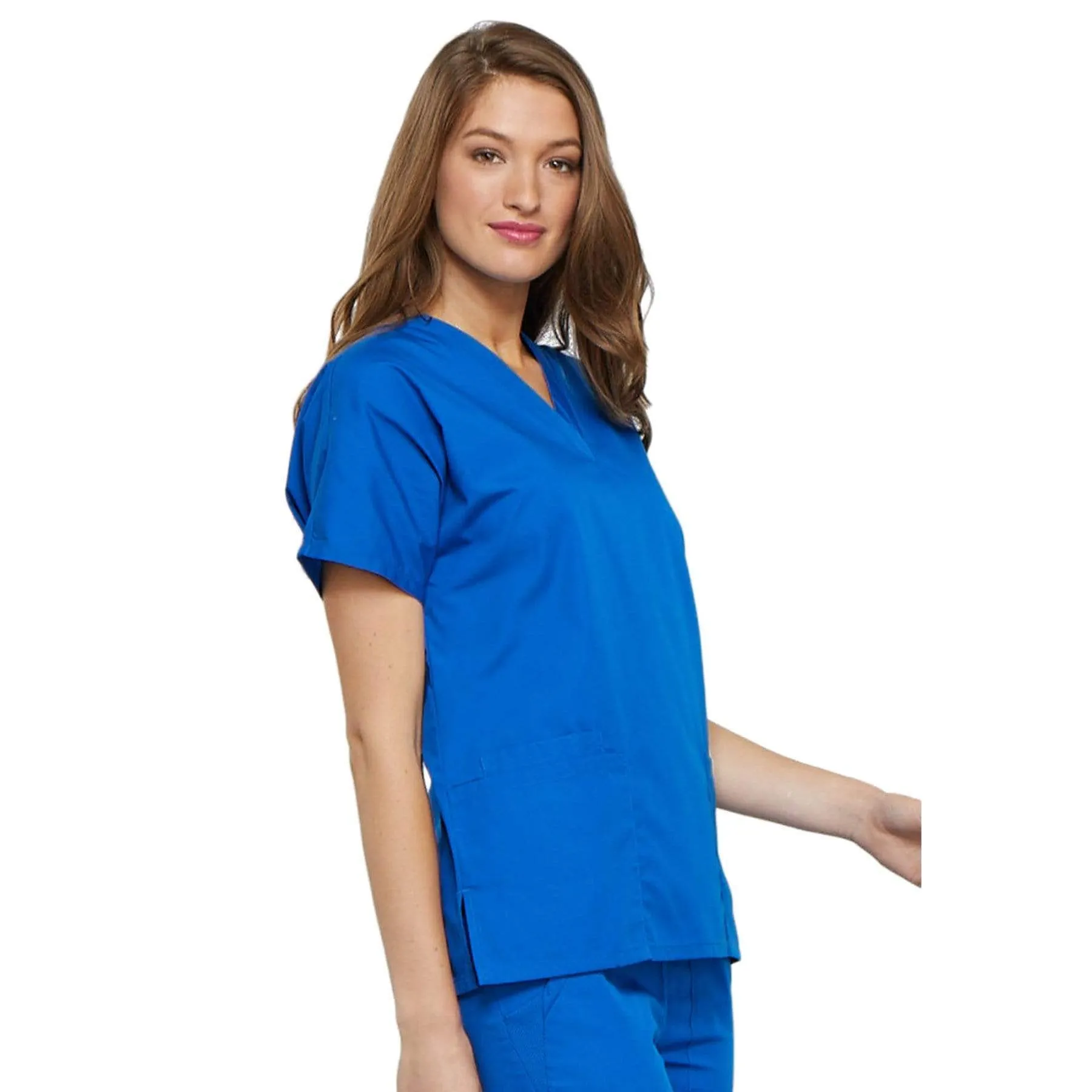 Cherokee Workwear 4700 Scrubs Top Womens V-Neck Royal