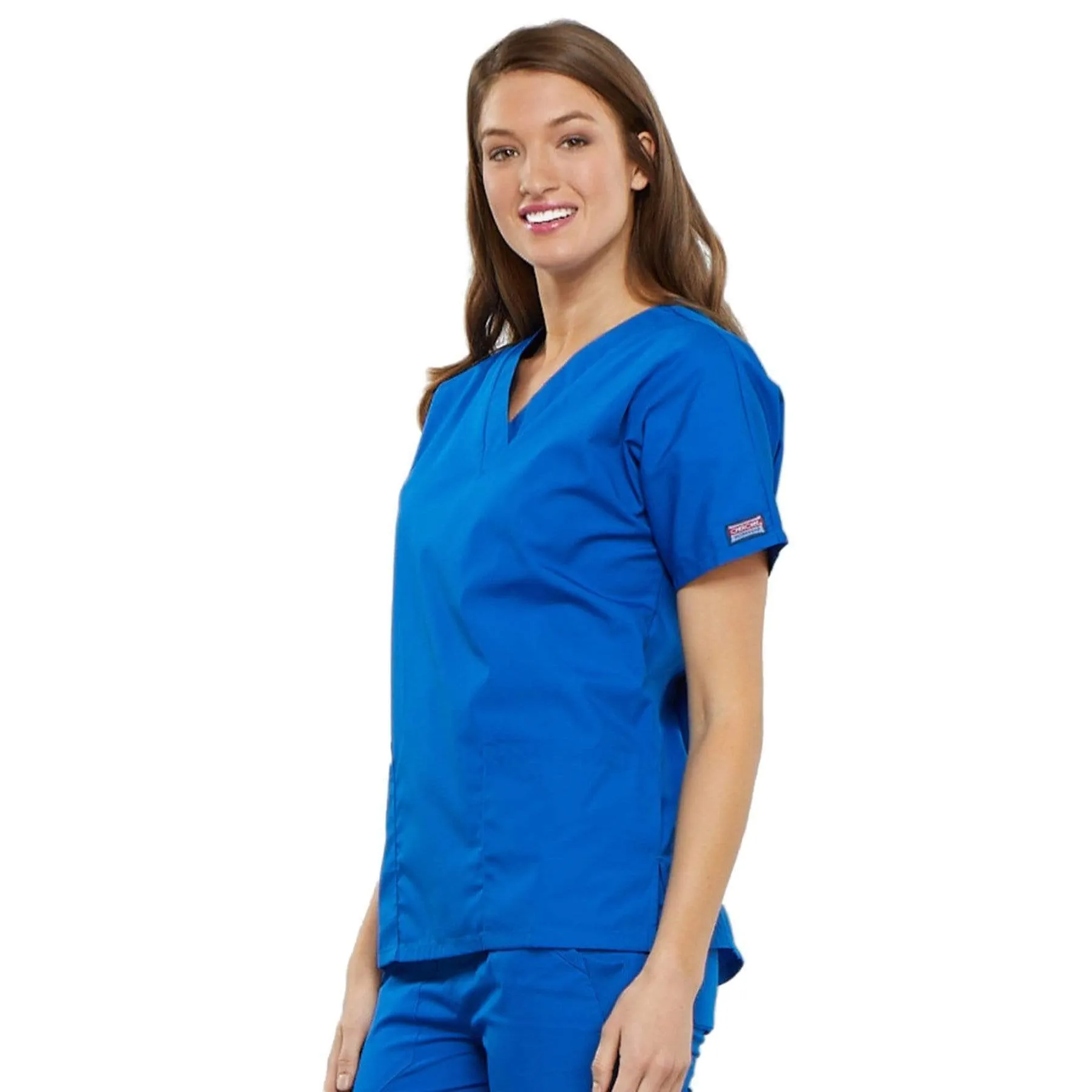 Cherokee Workwear 4700 Scrubs Top Womens V-Neck Royal