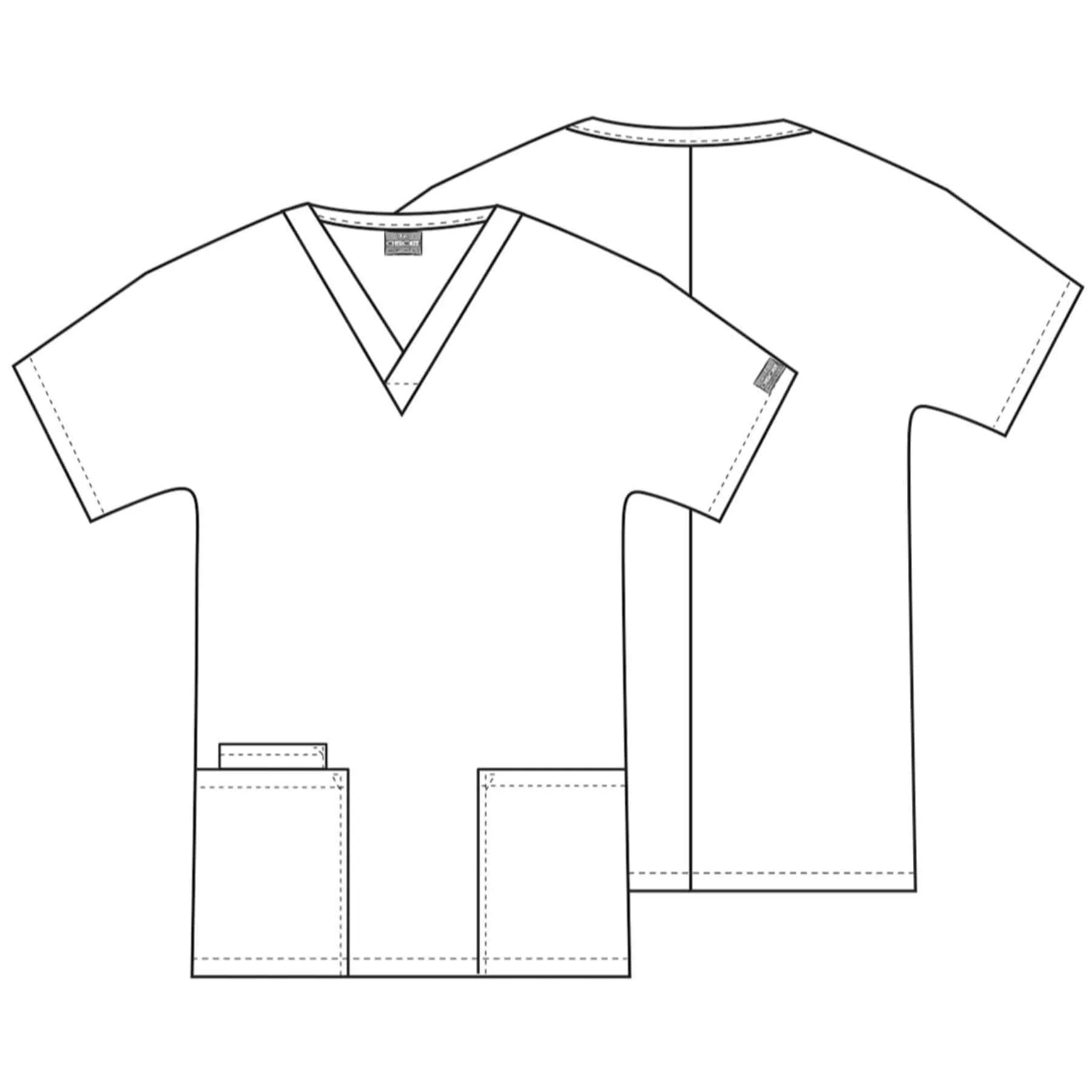 Cherokee Workwear 4700 Scrubs Top Womens V-Neck Sage Green