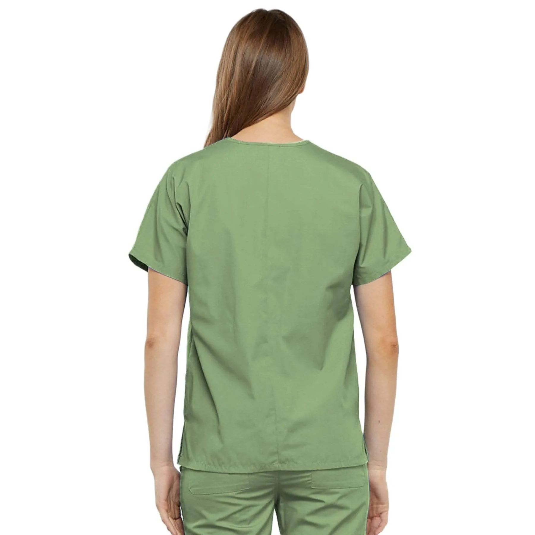 Cherokee Workwear 4700 Scrubs Top Womens V-Neck Sage Green