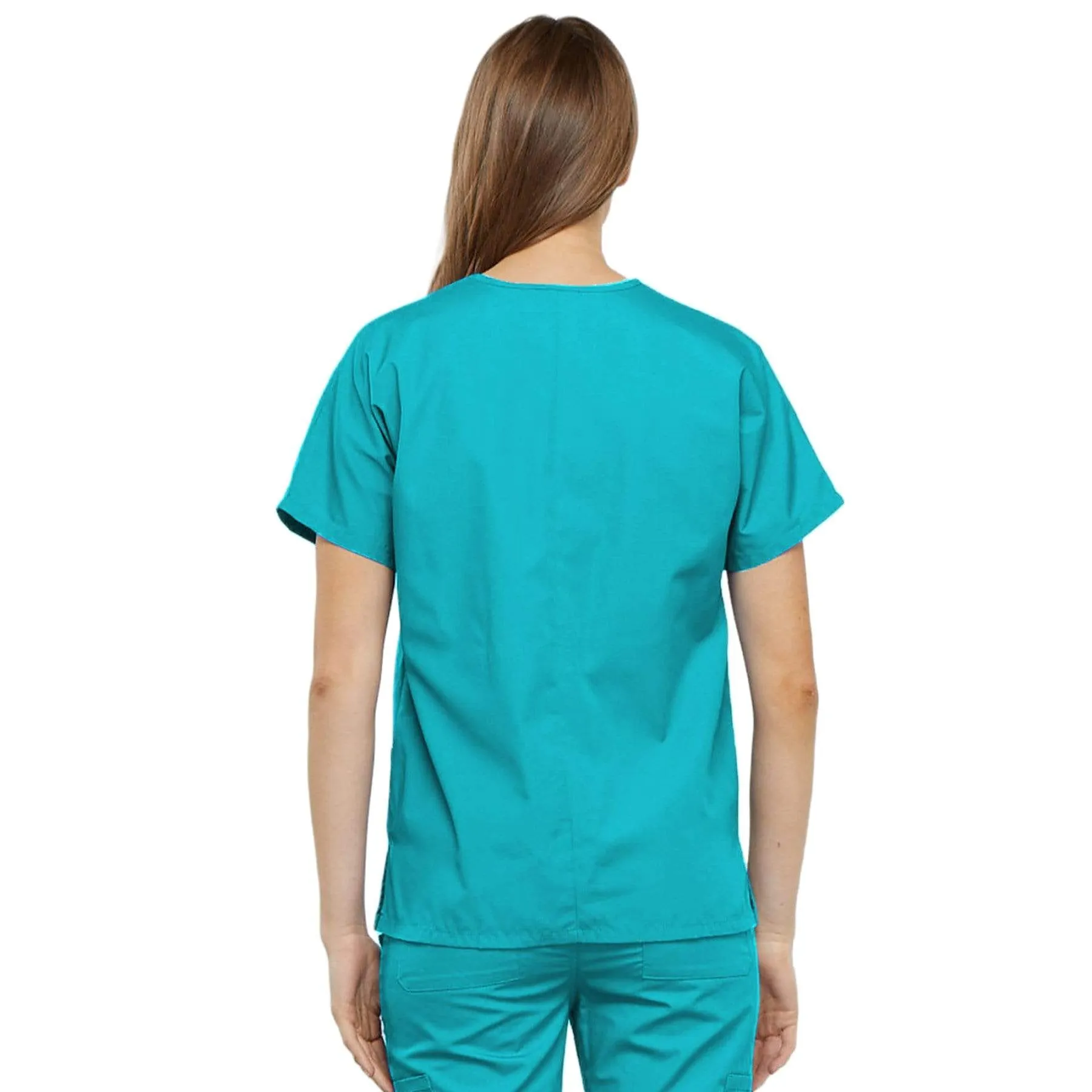 Cherokee Workwear 4700 Scrubs Top Womens V-Neck Turquoise