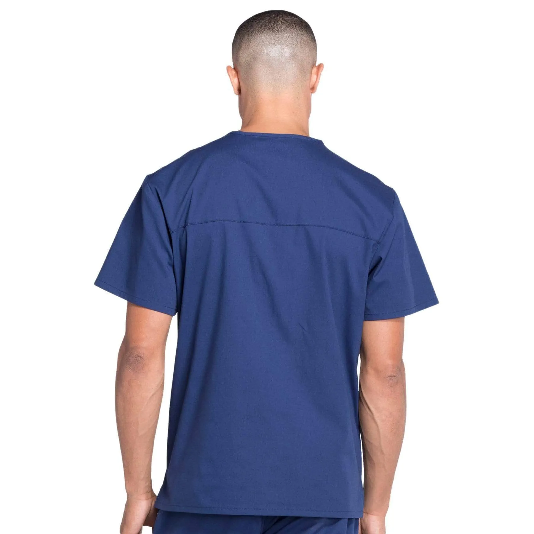 Cherokee Workwear Professionals WW695 Scrubs Top Mens V-Neck Navy