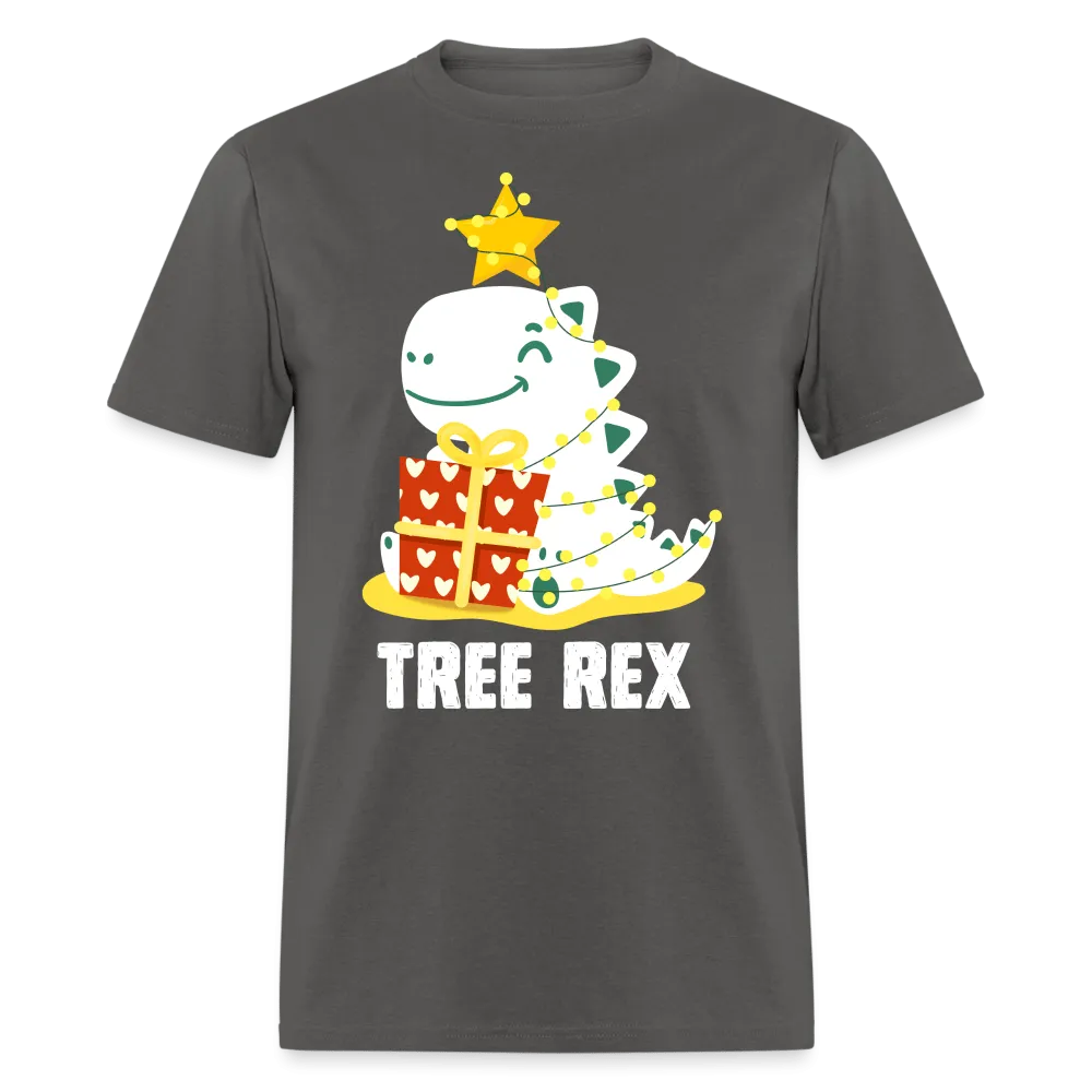 Christmas - Cool Dinosaur Tree Rex - Family Shirts Men, Woman Christmas T Shirts