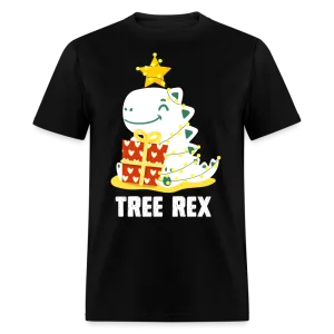 Christmas - Cool Dinosaur Tree Rex - Family Shirts Men, Woman Christmas T Shirts