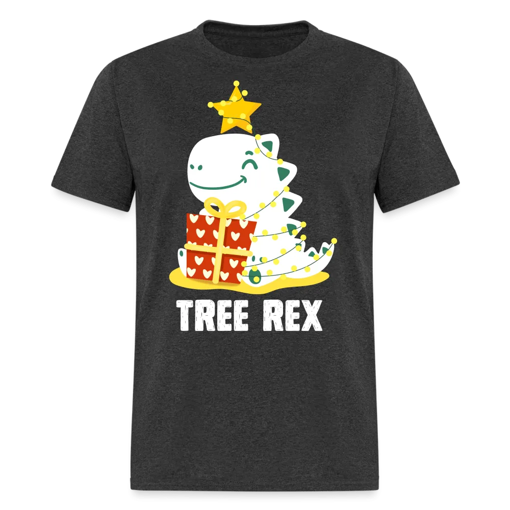 Christmas - Cool Dinosaur Tree Rex - Family Shirts Men, Woman Christmas T Shirts