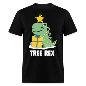 Christmas - Dinosaur Tree Rex - Family Shirts Men, Woman Christmas T Shirts