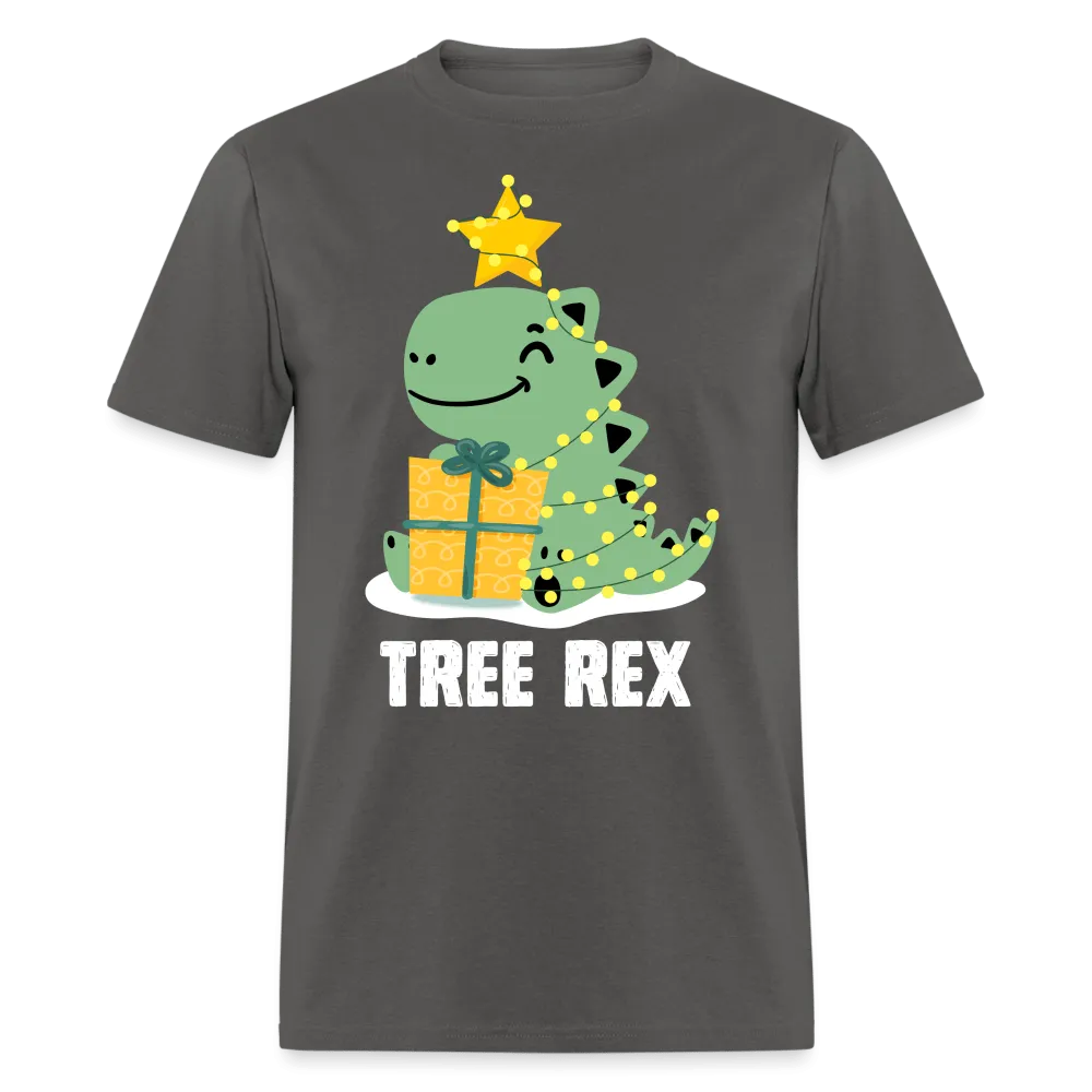 Christmas - Dinosaur Tree Rex - Family Shirts Men, Woman Christmas T Shirts