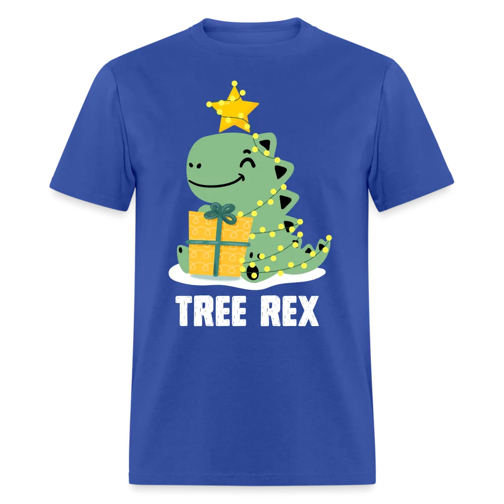 Christmas - Dinosaur Tree Rex - Family Shirts Men, Woman Christmas T Shirts