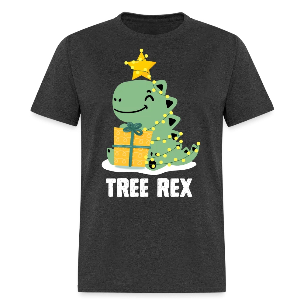 Christmas - Dinosaur Tree Rex - Family Shirts Men, Woman Christmas T Shirts