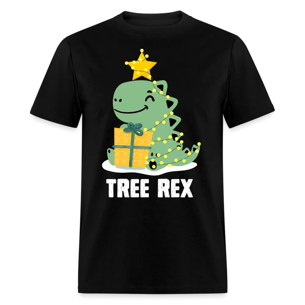 Christmas - Dinosaur Tree Rex - Family Shirts Men, Woman Christmas T Shirts