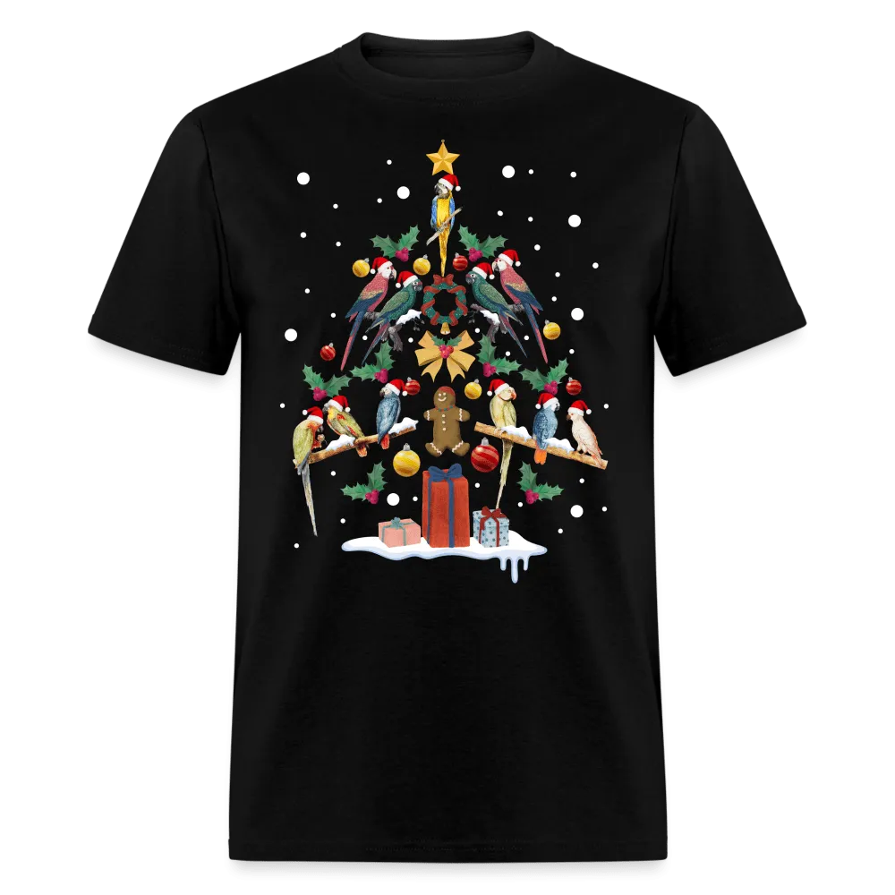 Christmas - Parrot Christmas Tree - Family Shirts Men, Woman Christmas T Shirts