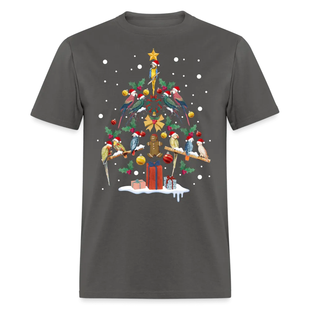 Christmas - Parrot Christmas Tree - Family Shirts Men, Woman Christmas T Shirts