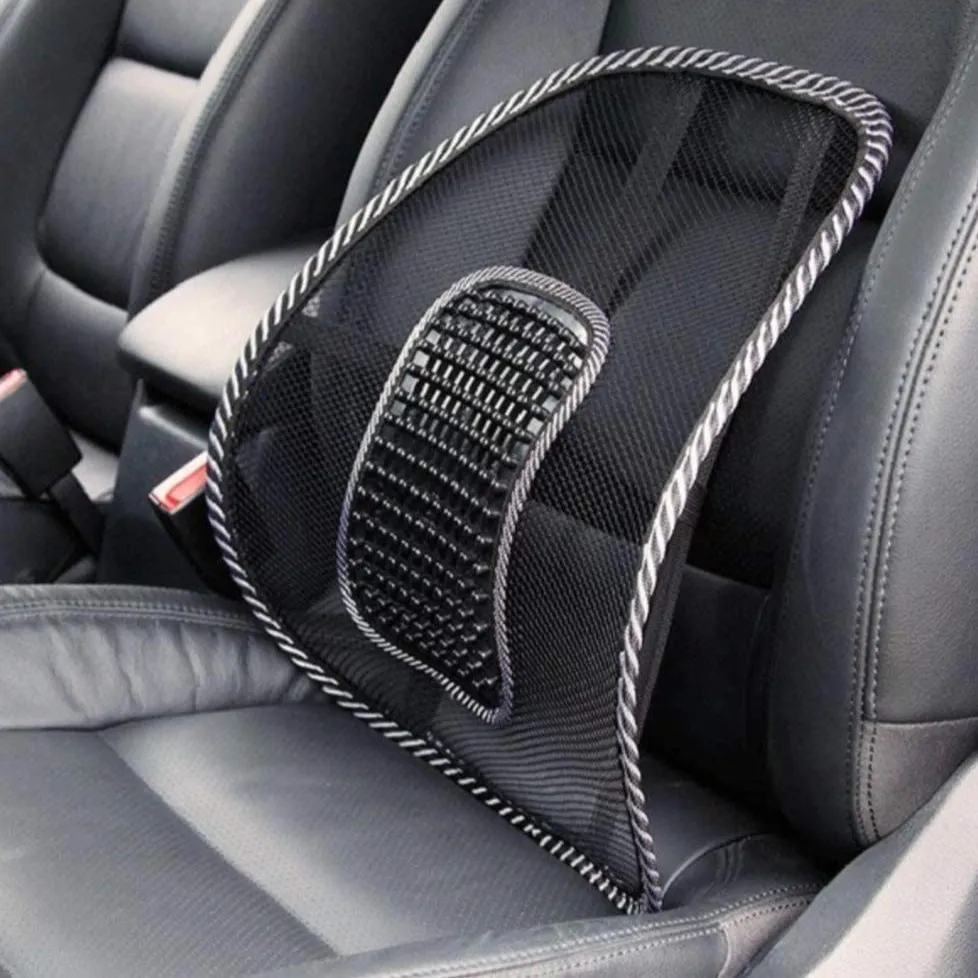 Comfort Air Chair - Mesh Lumbar Support with Massage Beads