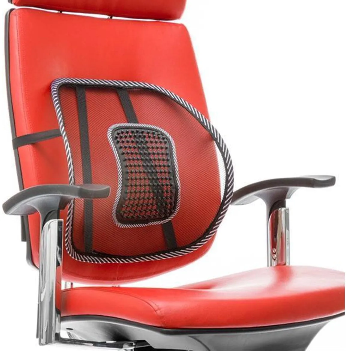 Comfort Air Chair - Mesh Lumbar Support with Massage Beads