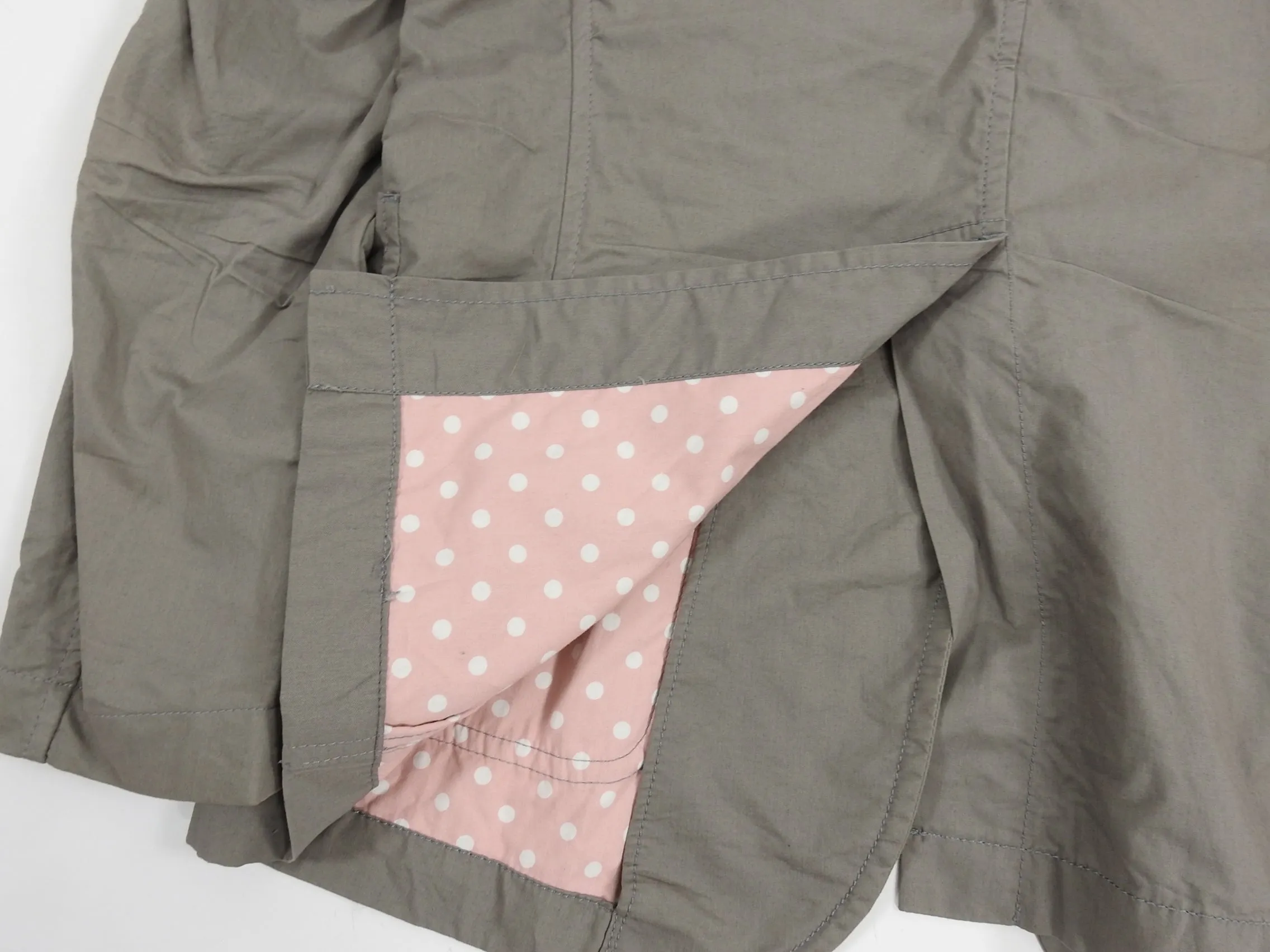 Comme Des Garcons Shirt Light Grey Cotton Twill Workwear Blazer - M
