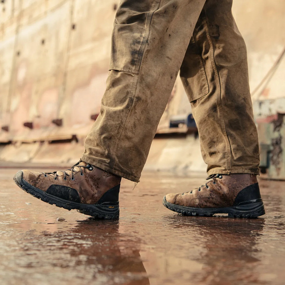 Danner Men's Stronghold 6" Waterproof Work Boot -Brown- 16722