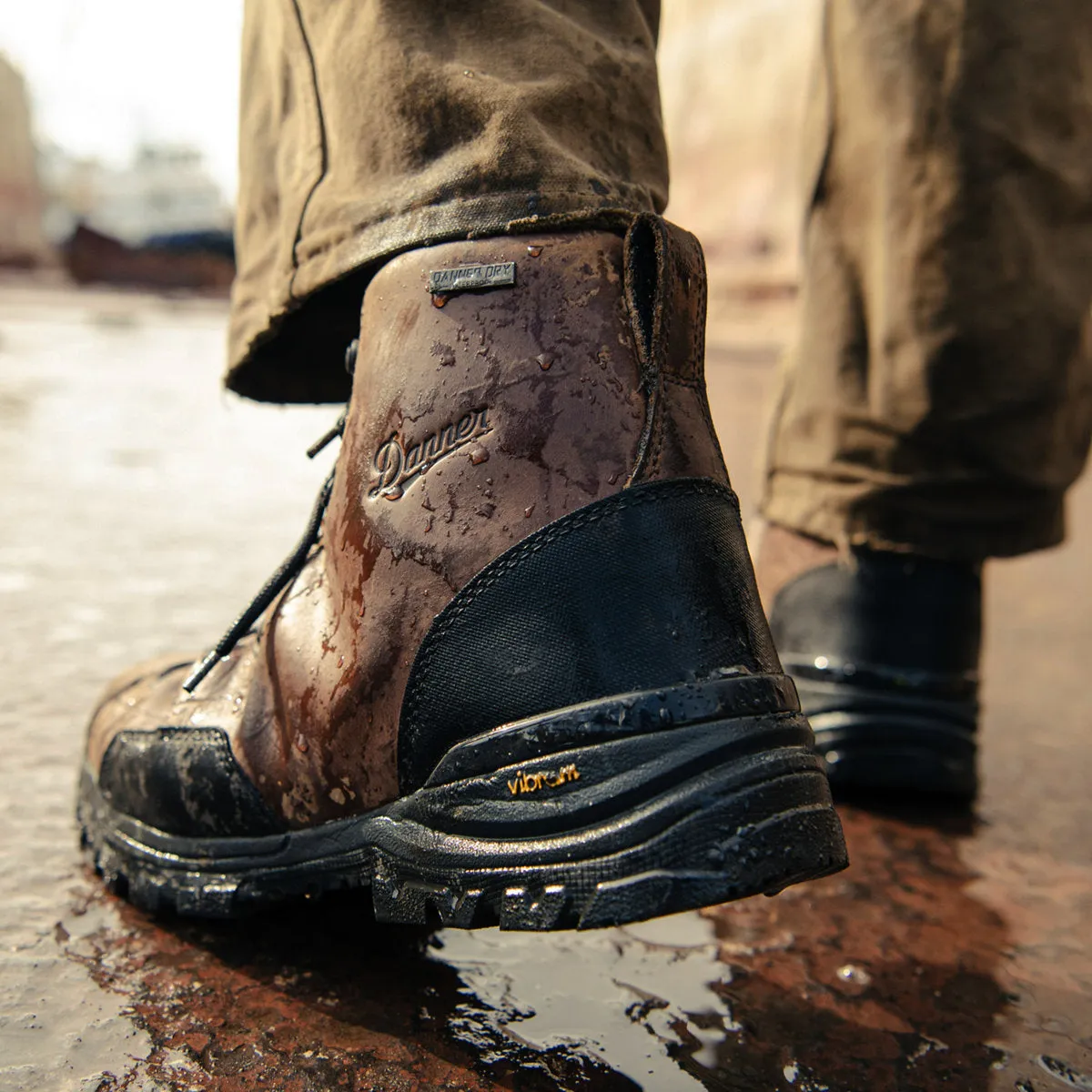 Danner Men's Stronghold 6" Waterproof Work Boot -Brown- 16722
