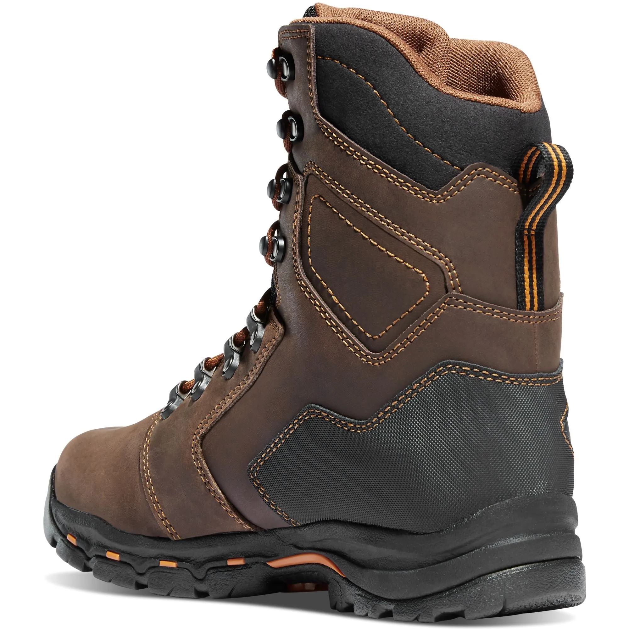 Danner Men's Vicious 8" Comp Toe Insulated WP Work Boot Brown - 13874