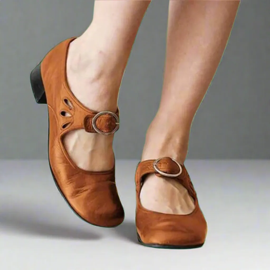 Denisa | Women’s Orthopedic Leather Wedge Sandals