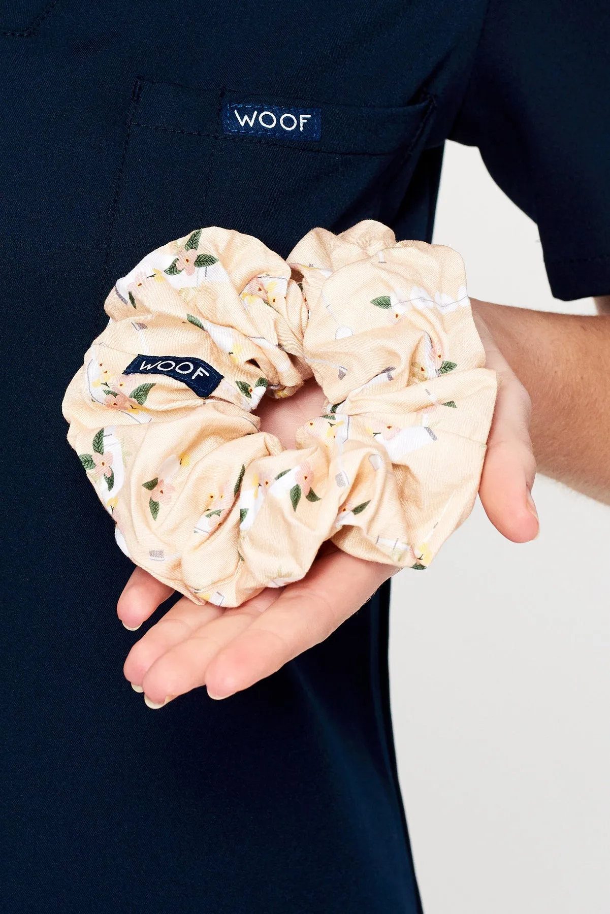 Dental Floral Scrunchie