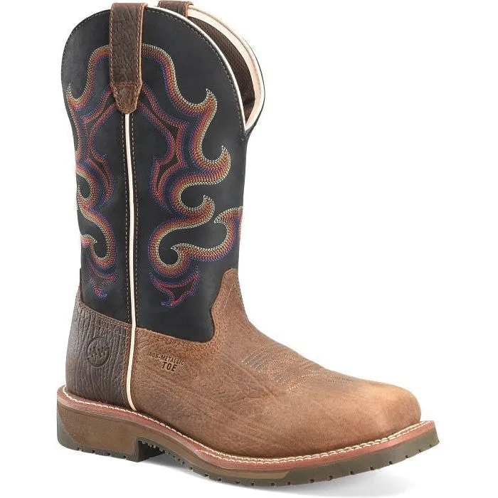 Double H Men's Belgrade 12" Composite Toe Western Work Boot -Brown- DH6140