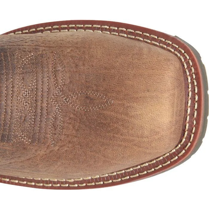 Double H Men's Belgrade 12" Composite Toe Western Work Boot -Brown- DH6140