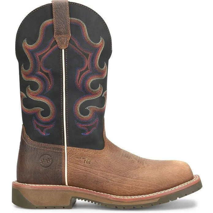Double H Men's Belgrade 12" Composite Toe Western Work Boot -Brown- DH6140