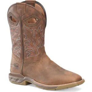 Double H Men's Portal 11" Wide Steel Toe Roper Work Boot -Brown- DH5382