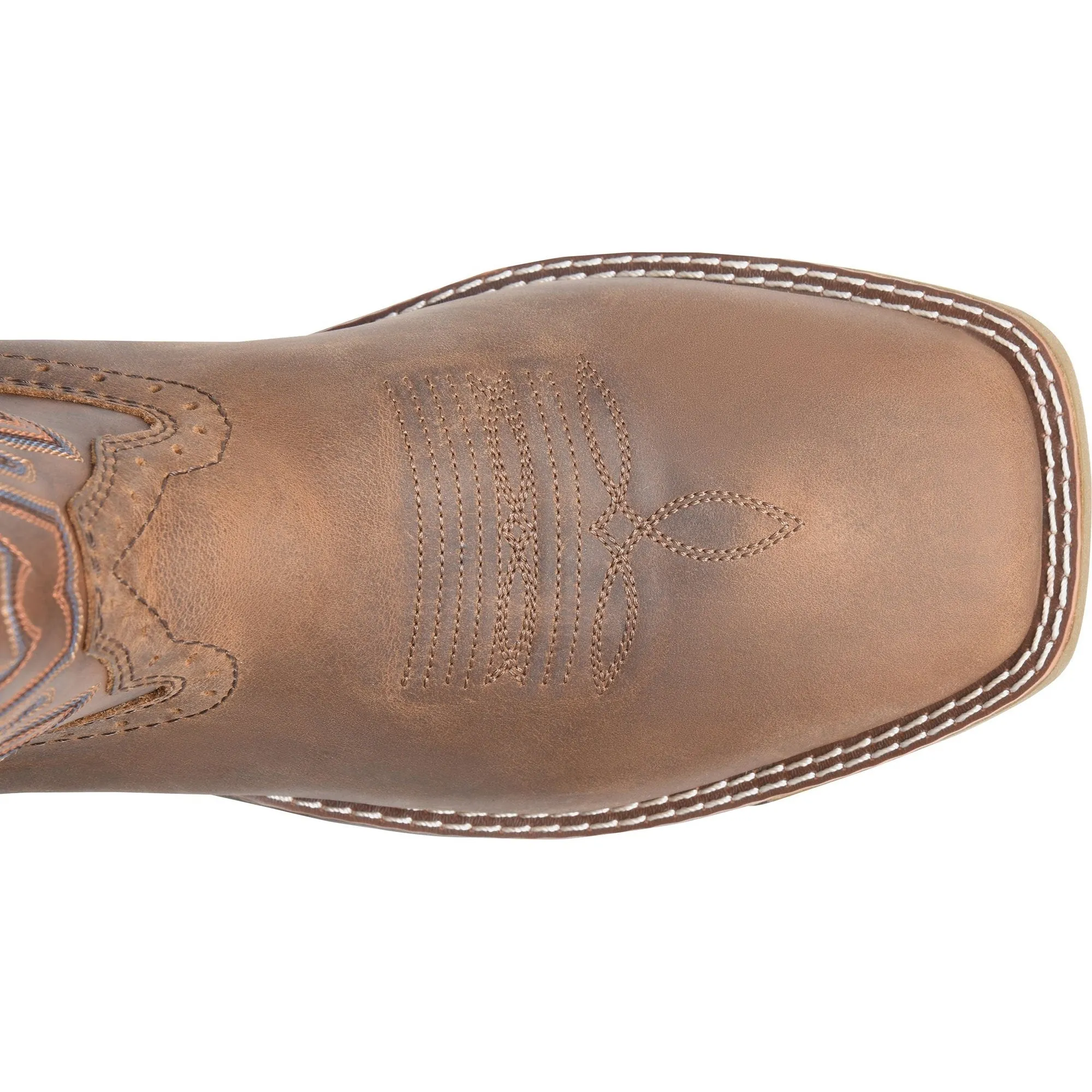 Double H Men's Portal 11" Wide Steel Toe Roper Work Boot -Brown- DH5382
