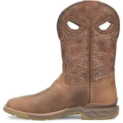 Double H Men's Portal 11" Wide Steel Toe Roper Work Boot -Brown- DH5382
