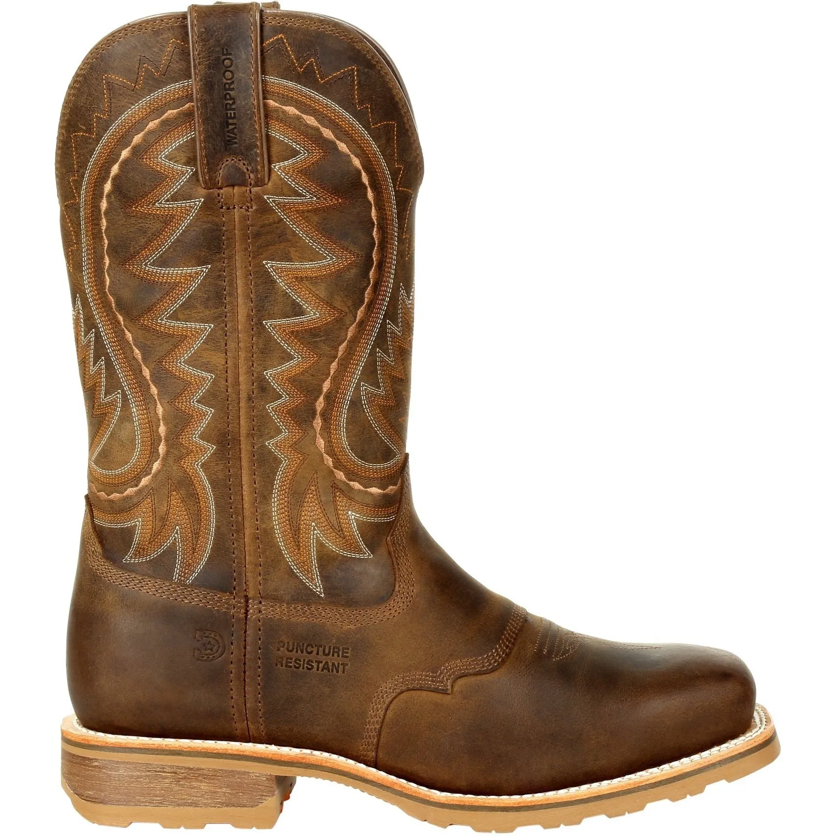 Durango Men's Maverick Pro 12" Steel Toe Waterproof Western Work Boot - DDB0297