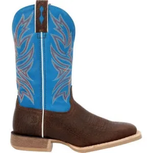 Durango Men's Rebel Pro 12" ST Western Work Boot -Brown And Blue- DDB0421