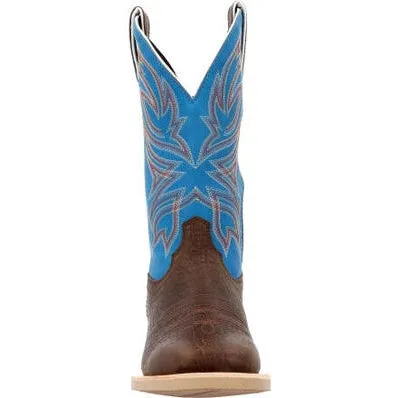 Durango Men's Rebel Pro 12" ST Western Work Boot -Brown And Blue- DDB0421