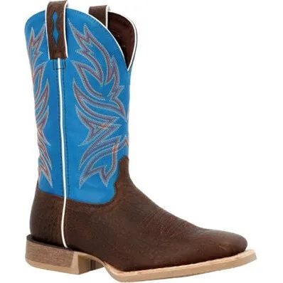 Durango Men's Rebel Pro 12" ST Western Work Boot -Brown And Blue- DDB0421
