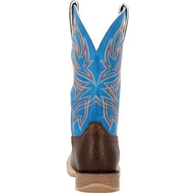 Durango Men's Rebel Pro 12" ST Western Work Boot -Brown And Blue- DDB0421