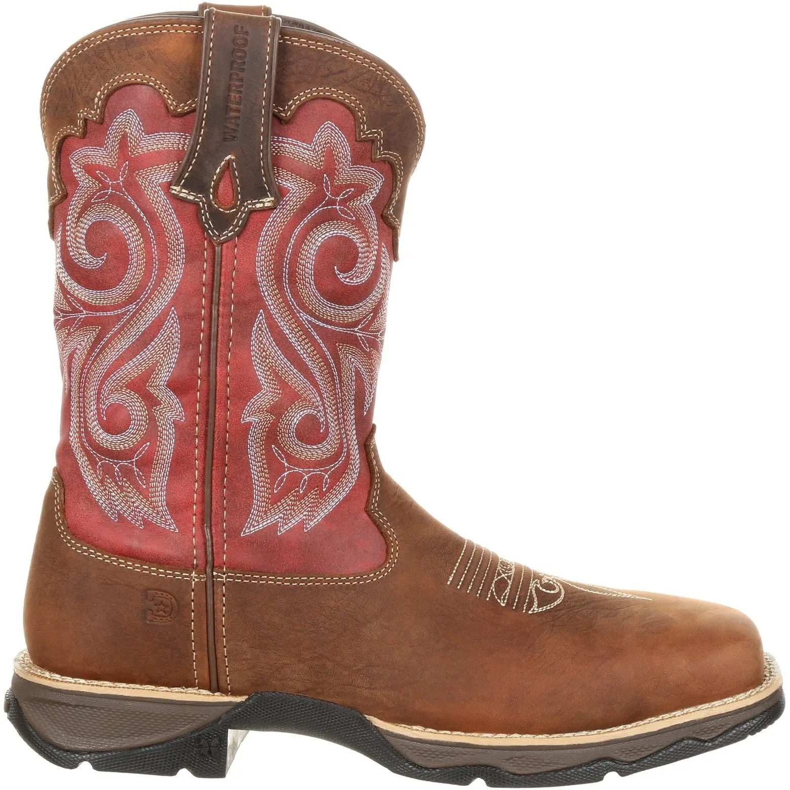 Durango Women's Lady Rebel 10" Comp Toe Waterproof Western Work Boot - DRD0220