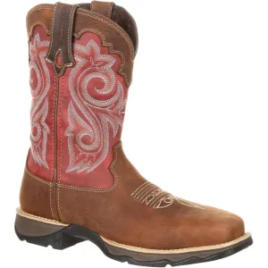 Durango Women's Lady Rebel 10" Comp Toe Waterproof Western Work Boot - DRD0220