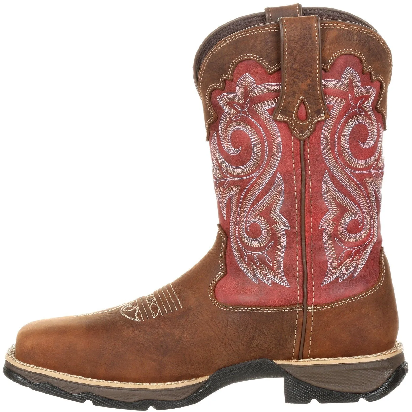 Durango Women's Lady Rebel 10" Comp Toe Waterproof Western Work Boot - DRD0220