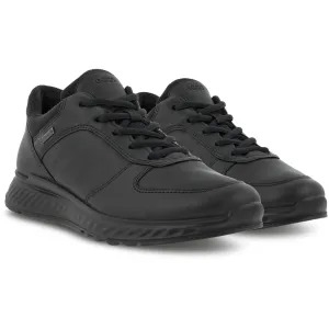ECCO Exostride W - Ladies Gore-Tex Lace Trainer in Black