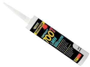 Everbuild Pvcu & Roofing Silicone Sealant C3 White 700T