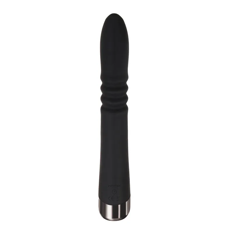 Evolved Rapid Thrusting Rabbit Vibrator - Black