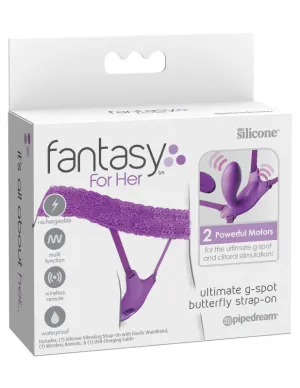 Fantasy for Her Remote Ultimate G-Spot Butterfly Strap-On